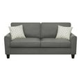 thumbnail image 1 of Serta Astoria - Sofa - armrests - polyester, wood, microfiber, high-density foam - dark gray, 1 of 5