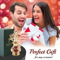 thumbnail image 6 of Matashi 24K Gold Plated Flower in Vase; Valentine's Day Gift for Wife or Her; Decorative Butterfly and Red Crystals Tabletop Ornament, 6 of 7