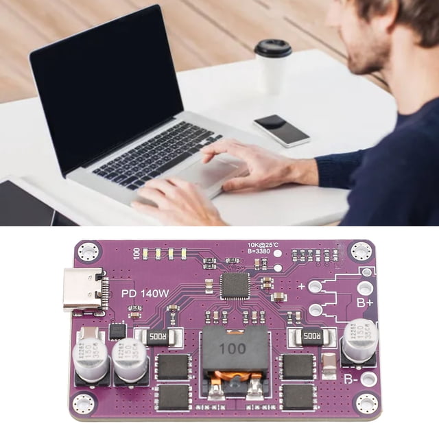 PD3.1 140W Power Bank Module, PCB 5V 3A 20V 5A Phone Charge and Discharge Module Board for Tablets Laptops
