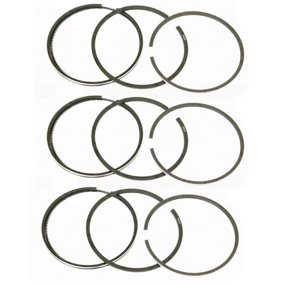 RAParts TX13194 Piston Ring Set 3 Cylinder 95MM Fits Long Tractor 560 Fits FIAT 900 480
