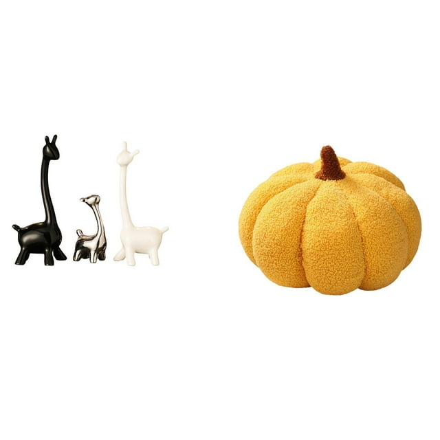 Estatua de ciervo alce,Estatua de jirafa de cerámica,adorno moderno para decoración del hogar,Almohadas de calabaza de Halloween,Almohadas de calabaza de Halloween Decoración del hogar