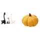thumbnail image 1 of Estatua de ciervo alce,Estatua de jirafa de cerámica,adorno moderno para decoración del hogar,Almohadas de calabaza de Halloween,Almohadas de calabaza de Halloween Decoración del hogar, 1 of 8