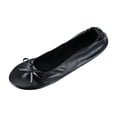 thumbnail image 2 of Nestiefly Women's Foldable Ballet Flats Bow Design Pointed Toe Fashion Versatile Fit for Wedding, Office, Travel Black 36, 2 of 3