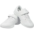 thumbnail image 6 of Cyiecw Girls Cheer Shoes White Cheerleading Shoes Dance Athletic Training Tennis Breathable Youth Dancing Lightweight Competition Comfortable Cheer Sneakers, 6 of 7