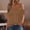 Brown plus size cold shoulder tops a1, variant on Women Plus Size V Neck Cold Shoulder Tops Knot Front Casual Blouses Solid Basic Tee Shirts Beach Vacation Summer Fashion Clothes, Sky Blue 3XL