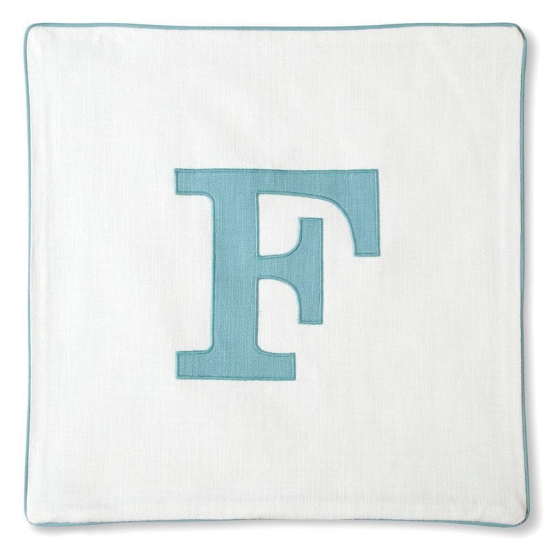 Details about   New Target Threshold Embroidered Monogram Pillow Cover Initial " N " 18x18" BLUE 