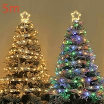 up to 60% off Gifts Karymi LED Ribbon Christmas Lights, 50LED Battery Powered Christmas String Lights For Christmas Tree, Party Decoration Indoor Outdoor Hanging Decoration 5 meters / 16.4ft