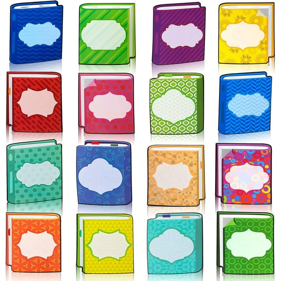 48 Pcs Book Cutouts for Bulletin Board Library Decor for Back to School Reading Bulletin Board Decorations Back to School Cutouts DIY Craft Set First Day of Classroom Decorations Supply