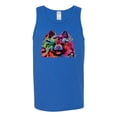 thumbnail image 2 of Cute and Colorful Pomeranian Dog Animal Lover Mens Graphic Tank Top, Royal, Small, 2 of 3