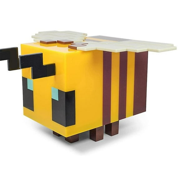 Game Minecraft Character Bee LED Light Toy Night Light Desktop Decoration