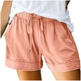 thumbnail image 5 of FNFYFH Womens Summer Causal Shorts Comfy Drawstring Elastic Waist Pants with Pockets Breathable Cycling Runnig Athletic Shorts for Women 2025 Loose Fit Lightweight Home Shorts Prime Clearance Deals, 5 of 7