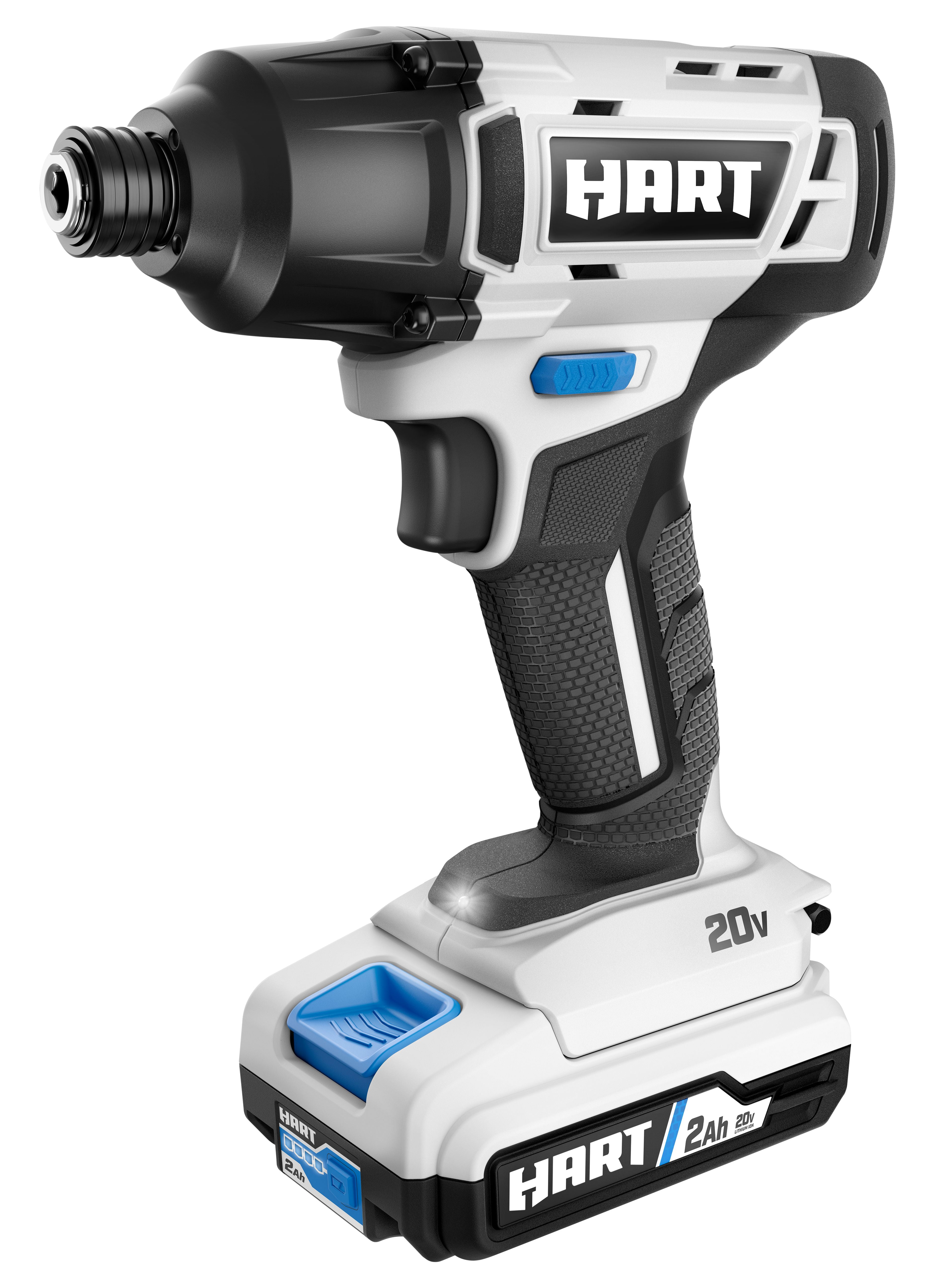 HART 20-Volt Cordless 5-Tool Combo Kit with Storage Bag, (2) 2.0Ah Lithium-Ion Batteries