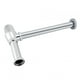 thumbnail image 3 of Trampa para fregadero, tubo de fregadero de aleación de zinc cromado, tubo de lavabo, artesanía superior, 3 of 8