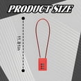 thumbnail image 2 of MELIVO Bike Lock,11.81" Bike Lock Cable,Cable Bicycle Lock Bike Locks,Red, 2 of 6