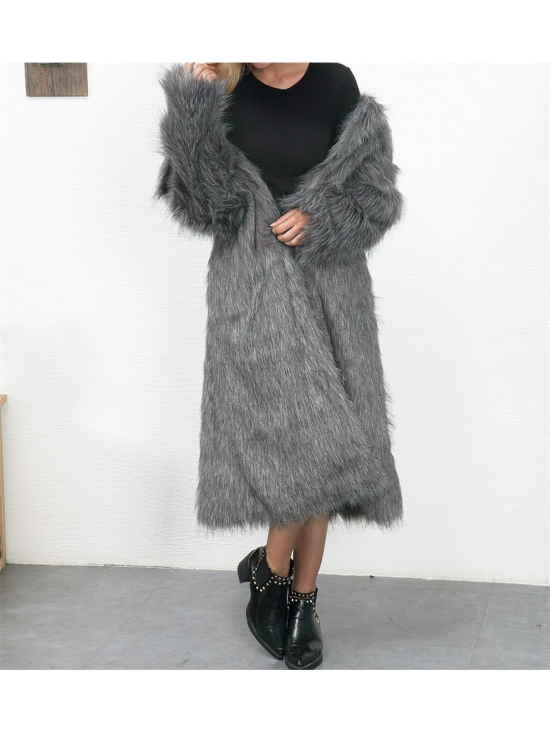 ジャケット・アウター eaphi wave design shaggy long coat Eaphi】 wave design shaggy long coat ジャケット・アウター