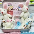 thumbnail image 2 of Pocket Tiny Rabbit Stuffed Doll Plush Toy Easter Bunny Kids Gift, 2 of 6