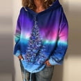 thumbnail image 2 of Sudaderas Navideñas de Cuello Redondo Para Mujer, Camisas Informales de Manga Larga, Jersey Estampado, Túnica, Tops Odeerbi  ODB191163, 2 of 6