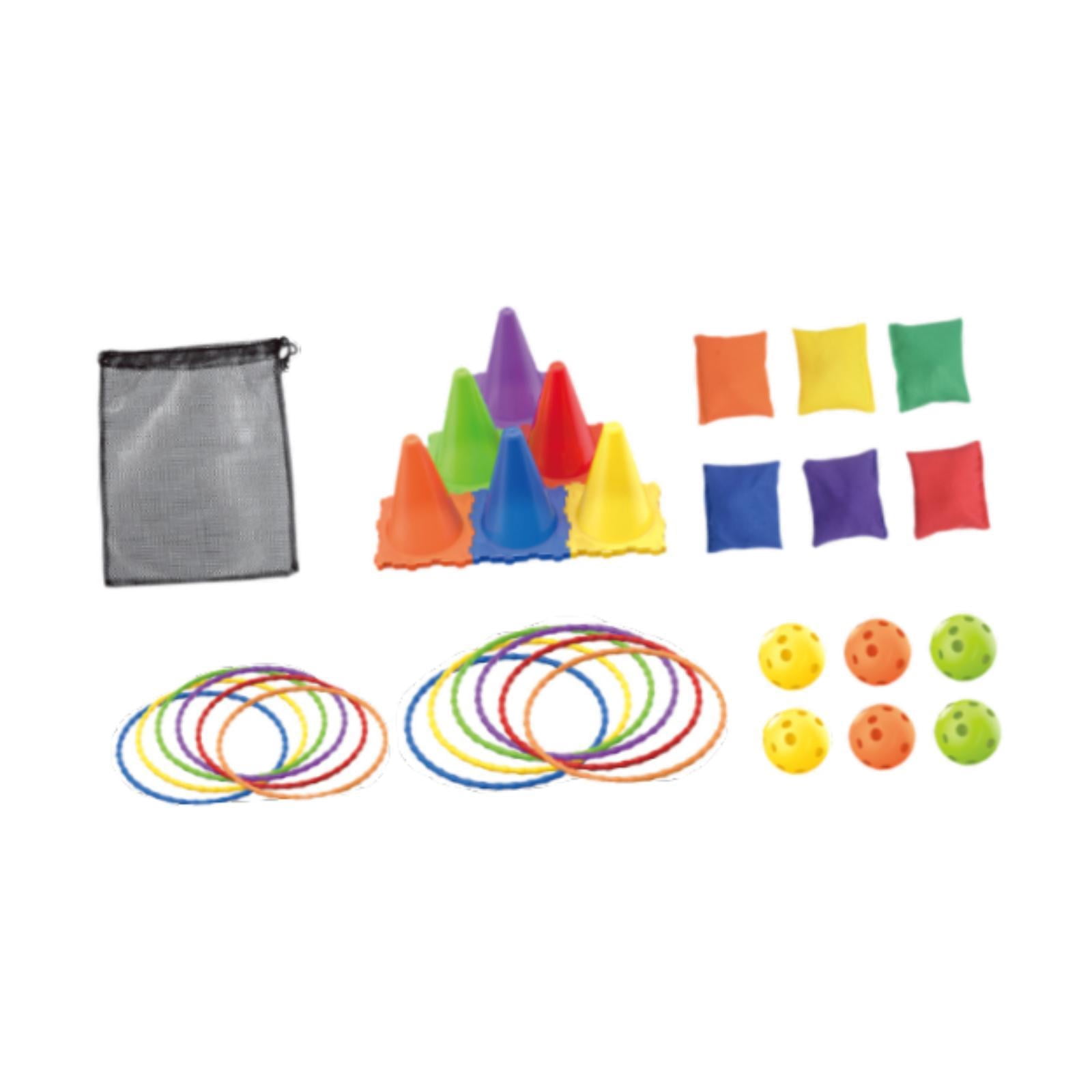koolsoo Toss Game Cones Toss Rings for Party Supply Indoor Outdoor Activity