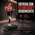 thumbnail image 2 of Step Banco Aerobics Fitness Crosfit Centurfit  9.5 A 15 Cm Ajustable Gris, 2 of 5
