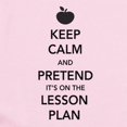 thumbnail image 2 of CafePress - Keep Calm Pretend Lesson Plan Body Suit - Long Sleeve Cotton Baby Bodysuit, 2 of 4