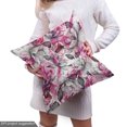 thumbnail image 5 of Ambesonne Floral Fabric by the Yard Upholstery, Spring Shadows of Flowers, 1 Yard, Pale Grey Pink, 5 of 5