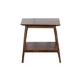 thumbnail image 3 of Hawthorne Collections Portola Solid Acacia Wood End Table - Brown, 3 of 7