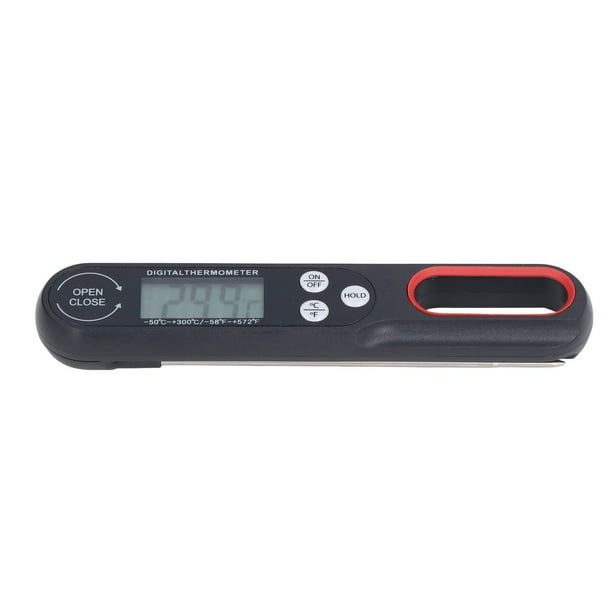 Medidor de Temperatura de Parrilla ANGGREK Termómetro Digital de Alimentos de Acero Inoxidable ABS