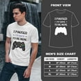 thumbnail image 4 of Greenyef Graphics I Paused My Game to Be Here Video Gamer Gift for Men Teenagers Gaming Funny Graphic T-Shirt Style-18 (White, Medium), 4 of 6
