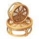 thumbnail image 1 of Boho Rattan Woven Round Decorative Risers Plant Stands Indoor, Modern Plant Stand, Wicker Short Plant Stand 2pack, 1 of 5
