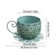 thumbnail image 4 of MTBLYS Maceta de exterior con forma de taza de café | Maceta ahuecada | Maceta decorativa de hierro | 30,5 x 14,5 x 18,5 cm | Decoración de hierro para jardín | Arreglo para balcón, 4 of 7