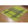 thumbnail image 4 of Casavani Cotton Handblock Printed Rug Green Area Rug for Living Dining Bedroom 7x10 feet, 4 of 6