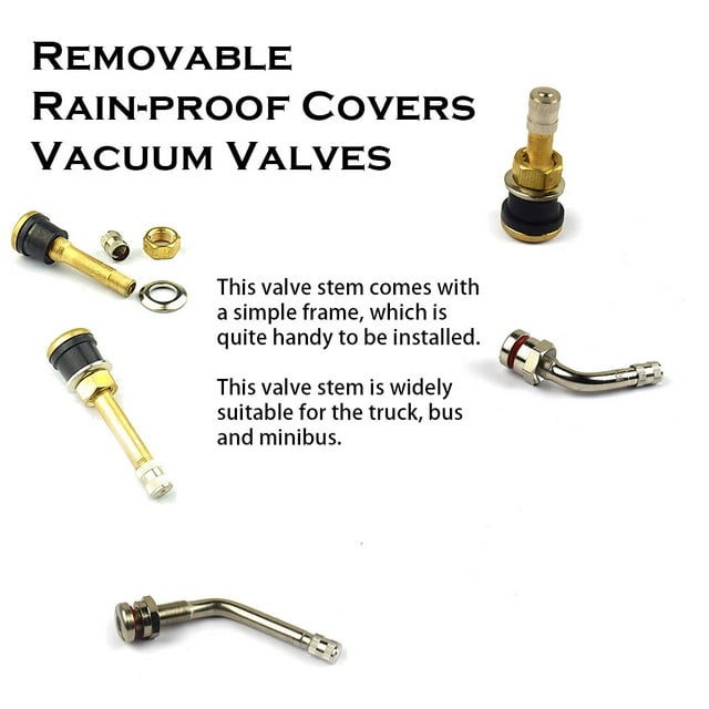 stanreset Couvercles de Tige de Valve Imperméables Valves de Vide Haute Résistance Accessoires de Camion Pièces de Rechange Amovibles Type 3