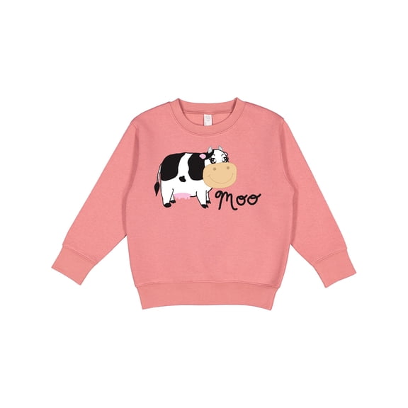 Inktastic Moo Says the Cow Toddler Sweatshirt