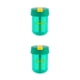 thumbnail image 1 of Injueey Botella de agua Pajita 300ML Taza portátil anti-escaldado Plástico Oficina Estudiante Escuela Transporte Gimnasio Drinkware Verde Verde 2piezas, 1 of 6