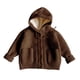 thumbnail image 1 of Suéter de punto para niños, de color liso, versátil para primavera e invierno, con capucha, de poliéster., 1 of 6