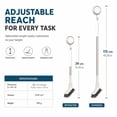 Telescoping Crevices Cleaning Brushes, Extendable 15.16–45.28 in L ...