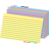 Office Depot® Brand Index Cards, 4" x 6", Rainbow, Pack Of 100