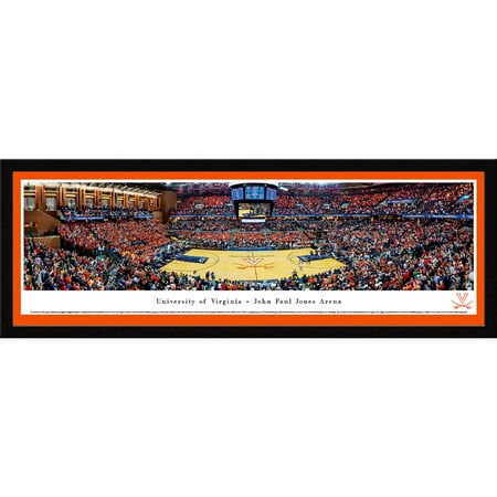 Virginia Cavaliers Basketball at John Paul Jones Arena - Blakeway Panoramas NCAA College Print with Select Frame and Single Mat