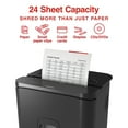 thumbnail image 2 of Staples 24-Sheet Cross-Cut Multi-Media Shredder (ST62156), 2 of 7