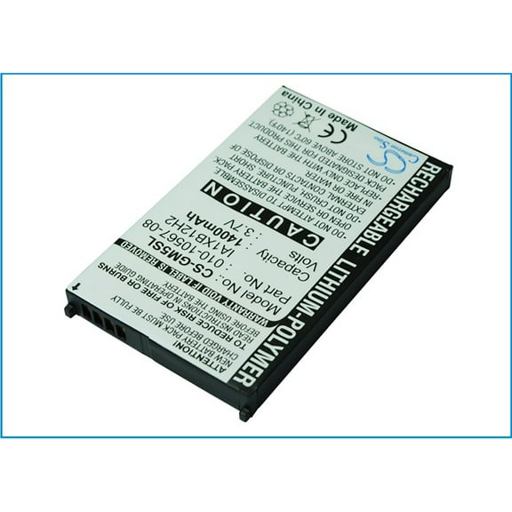 GPS Navigation Battery for Garmin 010-10567-08 101056708 IA1XB12H2 iQue M5 1.4Ah