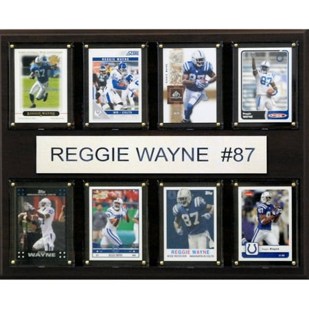 Reggie Wayne Nfl - C&I Collectables NFL 12x15 Reggie Wayne Indianapolis Colts 8-Card Plaque