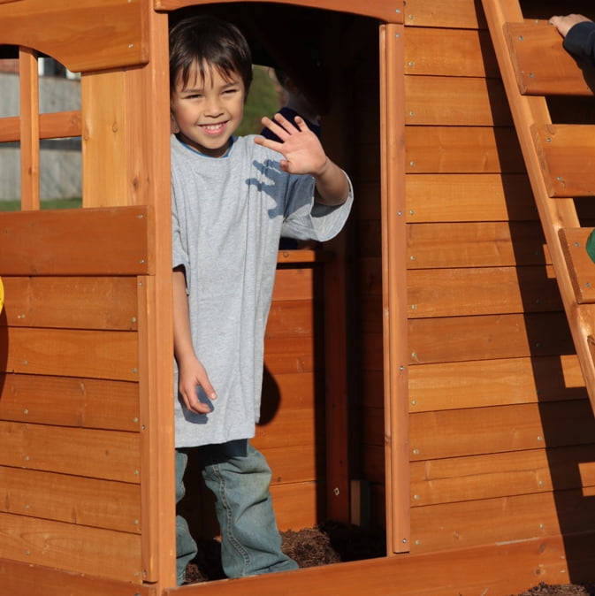 grandview lodge wooden playset