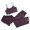 A#Purple43, variant on XIAOCHA Womens Heart Print Ruffled Trim 3-Piece Pajama Set Loose Cropped Camisole Sleepwear Soft Romantic Sleep Pajamas Set