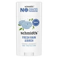 thumbnail image 5 of Schmidt's Women's and Men's Aluminum-Free Vegan Deodorant, Fresh Rain & Birch, 2.65 oz, 5 of 6