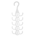 thumbnail image 1 of KAIYANG Percha para corbatas y cinturones, 3 piezas, para cinturones, corbatas de hombre, chales, bufandas y ropa, color blanco, 1 of 5