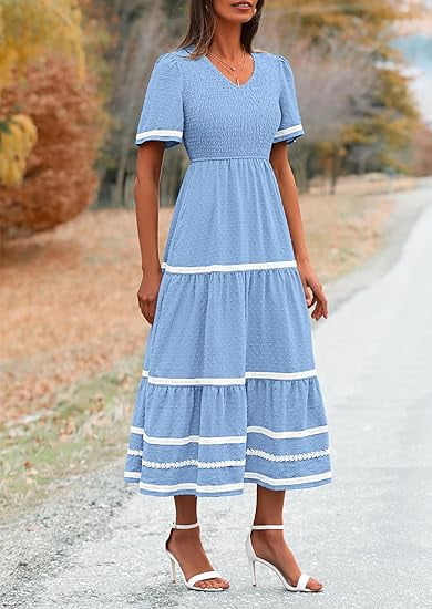 GRECERELLE Womens Retro Elegant A Line Work Dress Slim Fit Formal Office To Evening Dresses With Soft Stretch