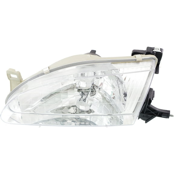 Headlight Compatible With 1998-2000 Toyota Corolla Left Driver Halogen With bulb(s)