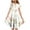 Multicolor H, variant on SGFCWSX Girls Ruffle Sleeve Tiered Midi Swing Dress Kids Floral Print Crewneck Casual Dress for Spring Summer Multicolor Size 10-11 Years