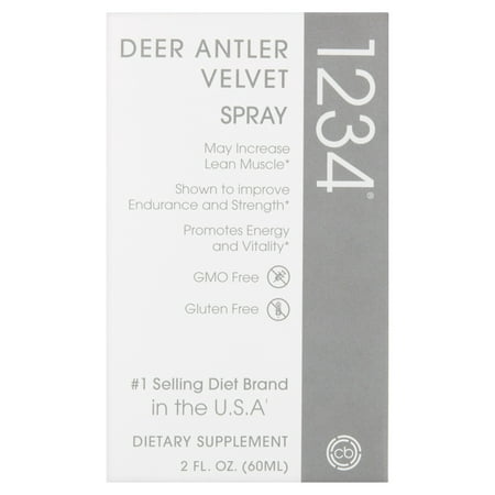 Deer Antler Velvet Spray 1234 Dietary Supplement, 2 fl