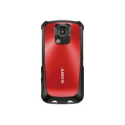 Sony Bloggie MHS-TS22 Digital Camcorder, 2.7" LCD Touchscreen, 1/4" CMOS, Full HD, Red